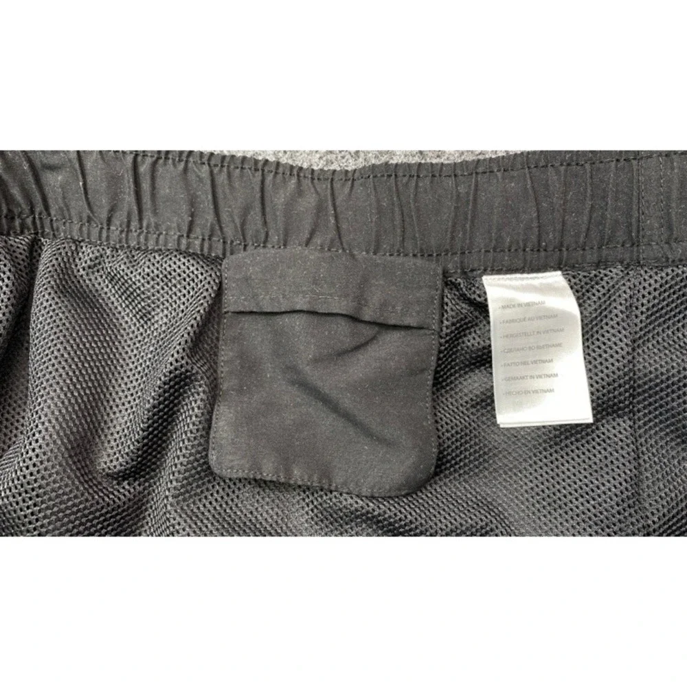 Harbor Bay Swim Trunks Men 4XLT Black Mesh Lined Big & Tall Drawstring Shorts